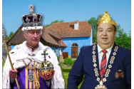 Regele Dorin Cioabă, invitat de Regele Charles al III-lea la recepția oferită la Viscri. Ce cadou i-a dus liderul romilor monarhului britanic: „E un obiect care ne reprezintă pe noi”