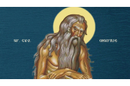Calendar ortodox, 12 iunie. Sfântul Onufrie Egipteanul