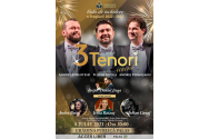 Cei trei tenori încheie stagiunea cu un concert în Grădina Palas