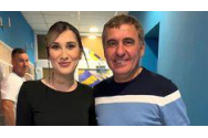 Cine e artista care a interpretat imnul la Supercupa României și a uimit publicul. Cum s-a fotografiat Adda cu Hagi înainte de meci