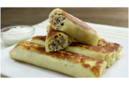 Clătite cu carne și ciuperci