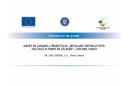RO COM CENTRAL S.A – anunț de lansare a proiectului „Instalare centrală fotovoltaică și pompe de căldură”, COD SMIS 160691