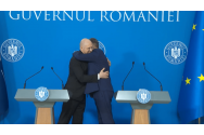Premierul Ciolacu salută cu ”Slava Ucraina”: L-a îmbrățișat pe premierul Ucrainei