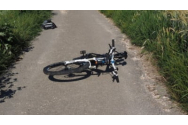 Ghinionul unui hoț aflat pe bicicletă care a vrut să fure geanta unei femei. 