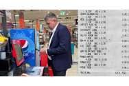 Ciolacu, luat la rost de români după ce a vrut să arate că poate face cumpărături cu 100 de lei: „Ăsta-i micul dejun, dar în restul zilei ? Dacă mai ai și 3 copii, ce le dai?”