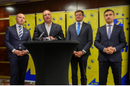 Ciucă a adus la Iași susținere pentru Chirica și Alexe