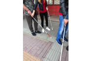 Citadin a realizat un traseu tactilo-vizual pentru nevăzători