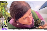 Jurnalista Digi 24 care se adăpostea de bombe printre bicicliști a explodat: Șterge pe jos cu Victor Ponta
