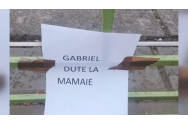 „Gabriel, du-te la mamaia” au împânzit orașul. Nimeni nu știe cine e Gabriel