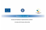 Anunț de finalizare implementare proiect: CASA AUTO VALEA LUPULUI SRL , nr. 10, derulează începând cu data de 24.04.2023 proiectul intitulat , intitulat: “Retehnologizarea SC CASA AUTO VALEA LUPULUI SRL  în vederea creșterii capacității de reziliența