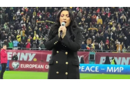 Momente jenante, pe Arena Națională, la România-Elveția. Andra a „CITIT” imnul României