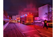 Octogenară intoxicată cu fum, pe strada Mușatini