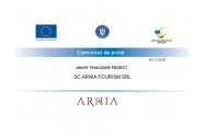 SC ARNIA TOURISM SRL – anunță finalizarea derularii proiectului cu titlul „CONSOLIDAREA POZIȚIEI PE PIAȚĂ A SOCIE-TĂȚII ARNIA TOURISM SRL ȘI REFACEREA CAPACITĂȚII DE REZILIENȚĂ”