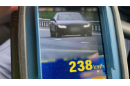 La 19 ani, surprins cu 238 de km/h pe A3. Nu a oprit la semnalele polițiștilor, iar urmărirea nu a avut succes