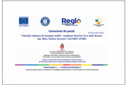 Municipiul Iași, anunță ﬁnalizarea proiectului: ”Achiziție mijloace de transport publlic - autobuze electrice 12 m deal, Brașov, Iași, Sibiu, Slatina, Suceava”