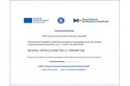 Spitalul Clinic „Dr. C. I. Parhon” Iasi – PNRR: Reabilitare, modernizare, extindere prin supraetajare (corp C11), echipare si dotare Ambulatoriu Spital Clinic „Dr. C. I. Parhon” Iasi, SMIS 155497
