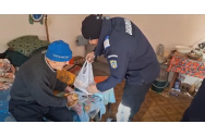 Bătrânul de 80 de ani care nu are ce mânca zile întregi! Nea Vasile trăiește într-o sărăcie lucie, uitat de toată lumea și abandonat de statul roman!