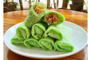 Dadar Gulung sau clătite indoneziene cu cocos