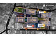 Locuri de parcare disponibile pentru public, în centrul orașului, la Palas Campus
