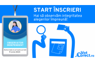 Se caută observatori la alegeri