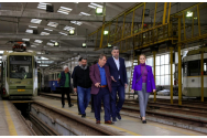Marcel Ciolacu și Gabriela Firea, vizită electorală la Depoul Dudești. Ce le-au promis angajaților STB