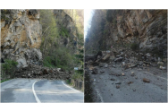 Circulaţia rutieră pe Transalpina, între Rânca şi Obârşia Lotrului, rămâne închisă.  În zonă au fost semnalate căderi de pietre
