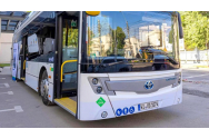 Pe străzile Galațiului, „autobuzul cu hidrogen”, mijlocul de transport al viitorului, fără emisii CO2