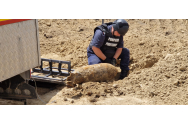 Bombă din cel de-al Doilea Război Mondial, descoperită pe șantierul SRU 