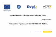Digitalizarea activității AMG IMOBILIARE IAŞI S.R.L.