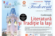  Festivalul „Teodorenii” 2024: Literatura și Tradiția iau locul central la Iași