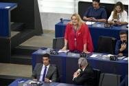 Diana Șoșoacă cere 'desființarea' Ucrainei de la tribuna Parlamentului European: 'Îmi vreau teritoriile înapoi!'