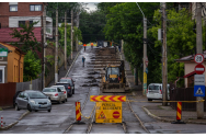 Şina de tramvai din zona Pădurii a devenit istorie