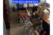 Peste 300 de litri de alcool de contrabanda gasiti intr-o autoutilitara